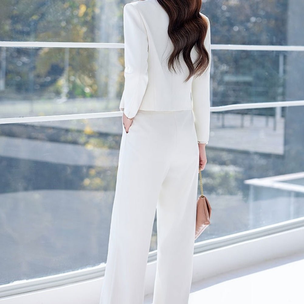 ノーカラージャケットセットアップ|オフィスカジュアル レディース 通販 Millennial Generation【ミレジェネ】