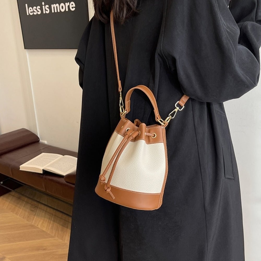 ハンドル付き丸底巾着バッグ|オフィスカジュアル レディース 通販【ミレジェネ】