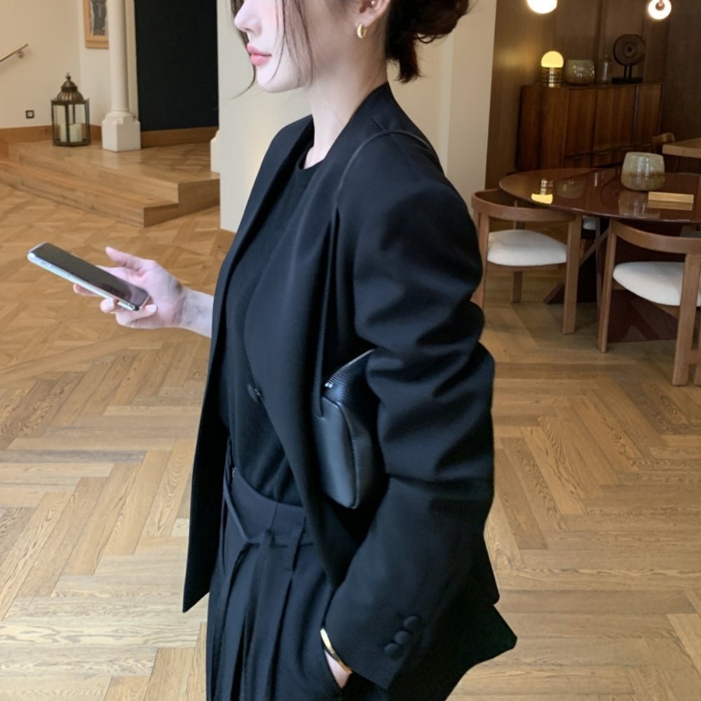 シンプルVネックジャケット|オフィスカジュアル レディース 通販【ミレジェネ】