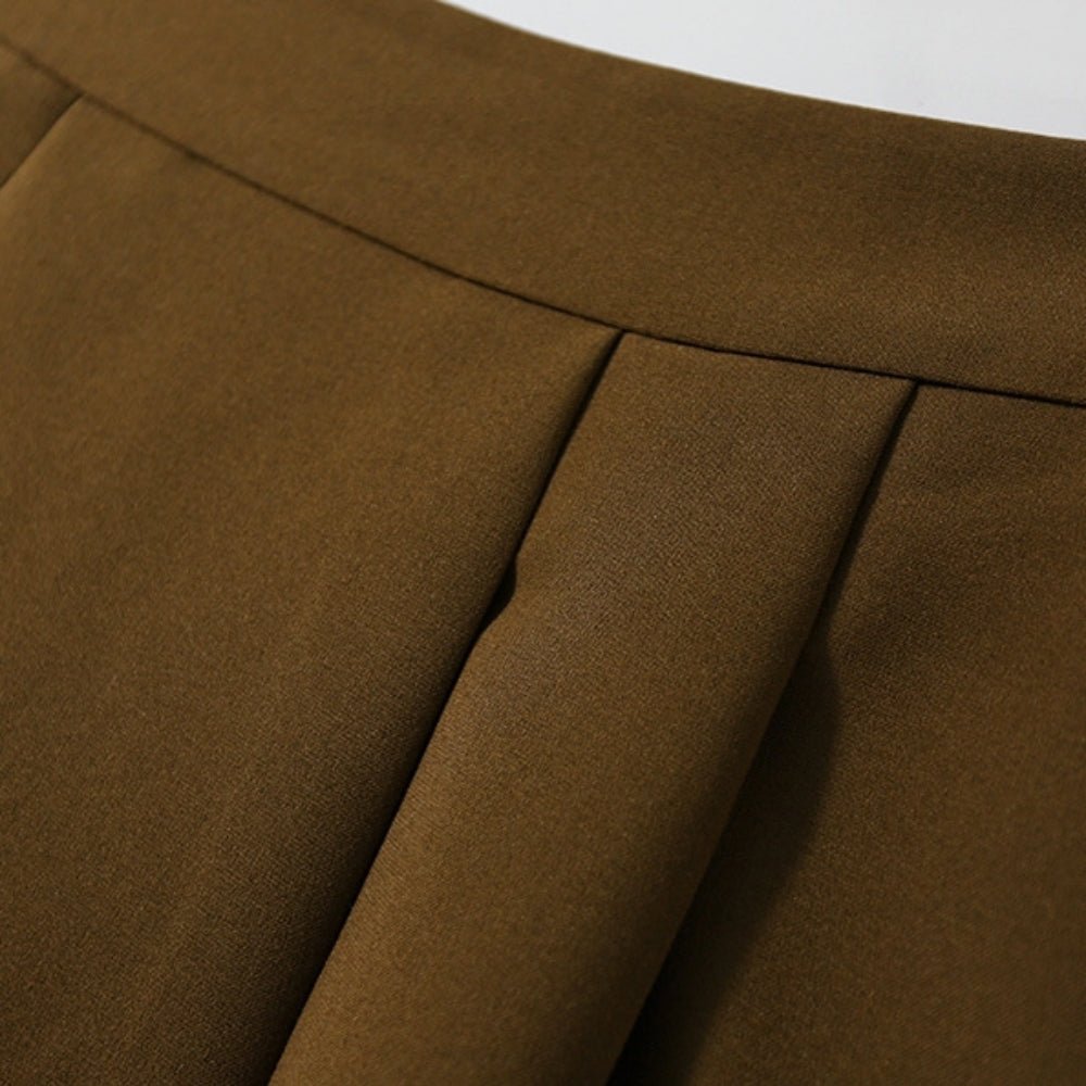 ミモレ丈ゴムウエストフレアスカート|オフィスカジュアル レディース 通販【ミレジェネ】