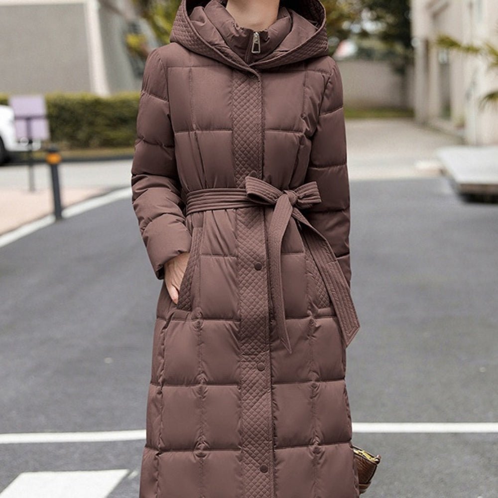 ウエストベルトダウンコート|オフィスカジュアル レディース 通販【ミレジェネ】