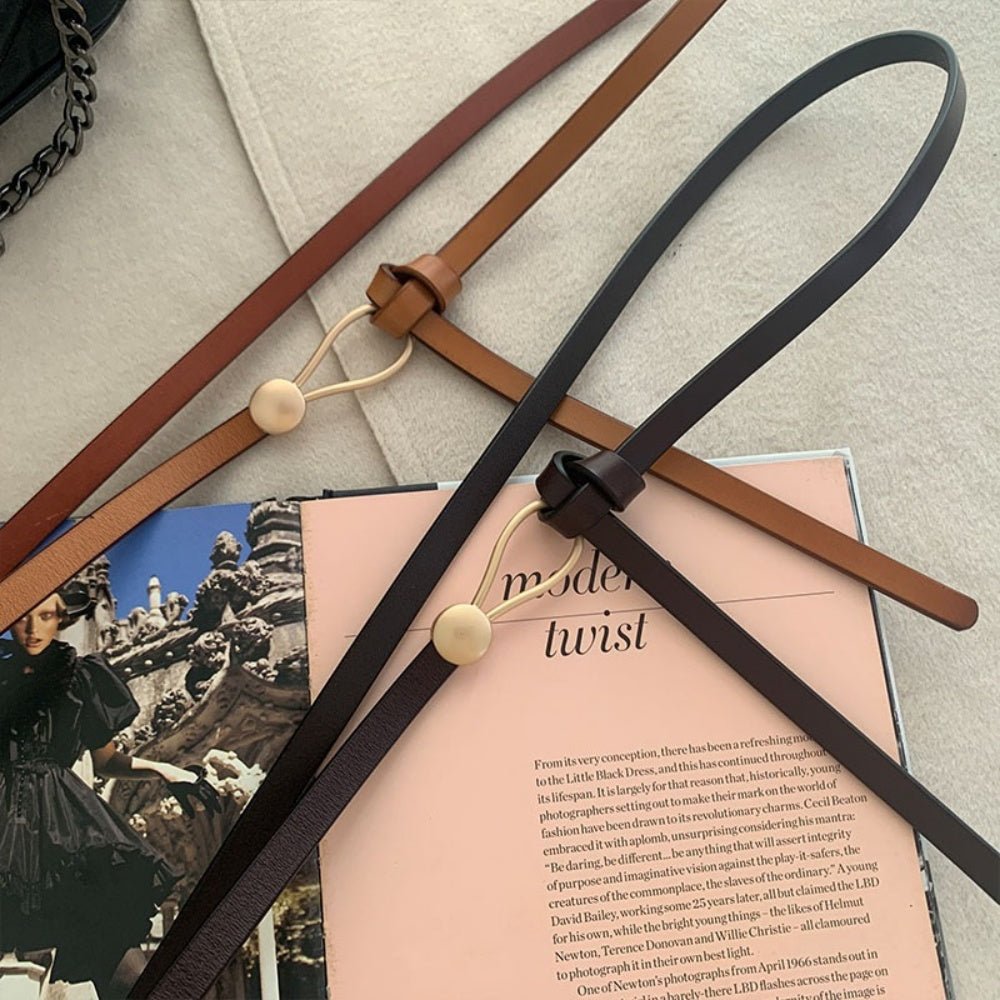 ナローノットベルト|オフィスカジュアル レディース 通販【ミレジェネ】