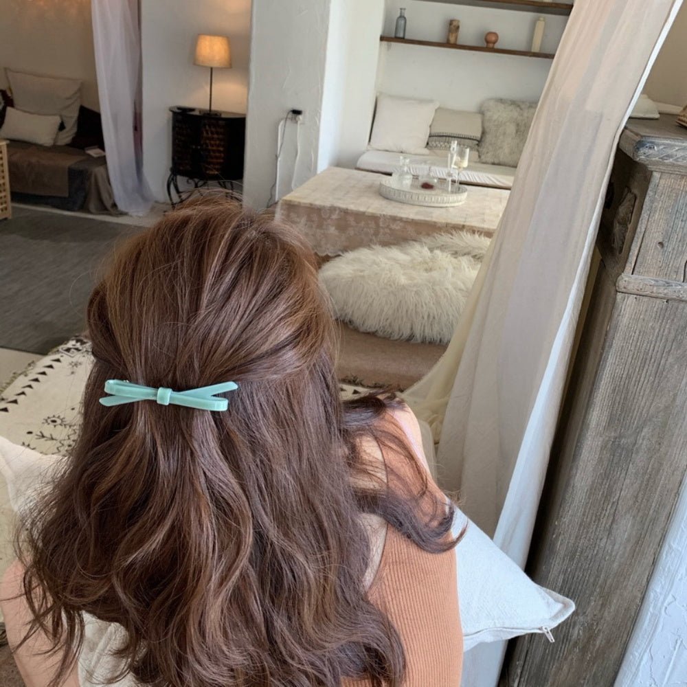 フラットリボンモチーフバレッタ|オフィスカジュアル レディース 通販【ミレジェネ】