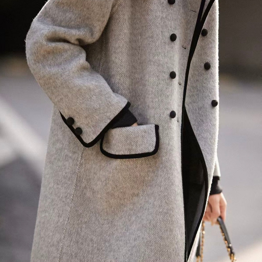 バイカラークラシックコート|オフィスカジュアル レディース 通販【ミレジェネ】