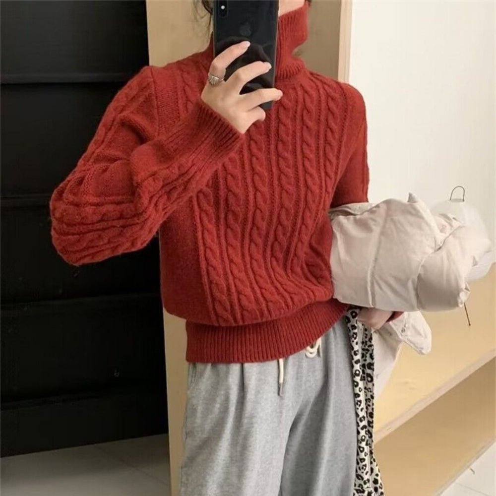 ケーブル柄プルオーバーニット|オフィスカジュアル レディース 通販 Millennial Generation【ミレジェネ】