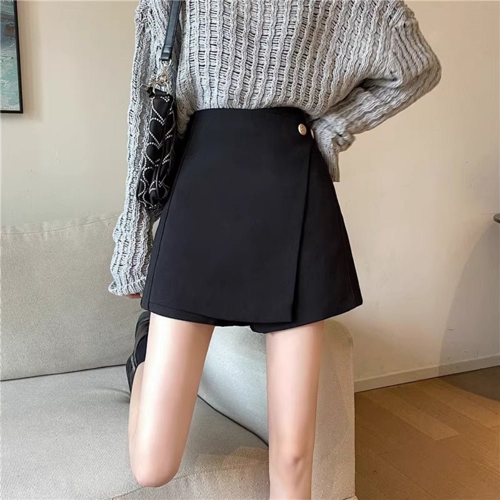 ラップフロントショートパンツ|オフィスカジュアル レディース 通販【ミレジェネ】