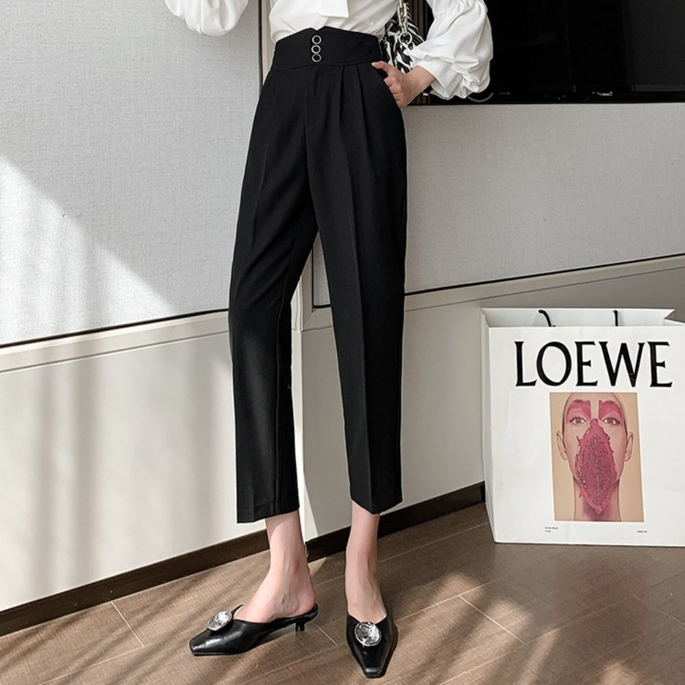 タック入りペンシルパンツ|オフィスカジュアル レディース 通販 Millennial Generation【ミレジェネ】