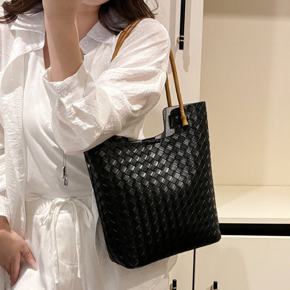 メッシュレザートートバッグ|オフィスカジュアル レディース 通販【ミレジェネ】