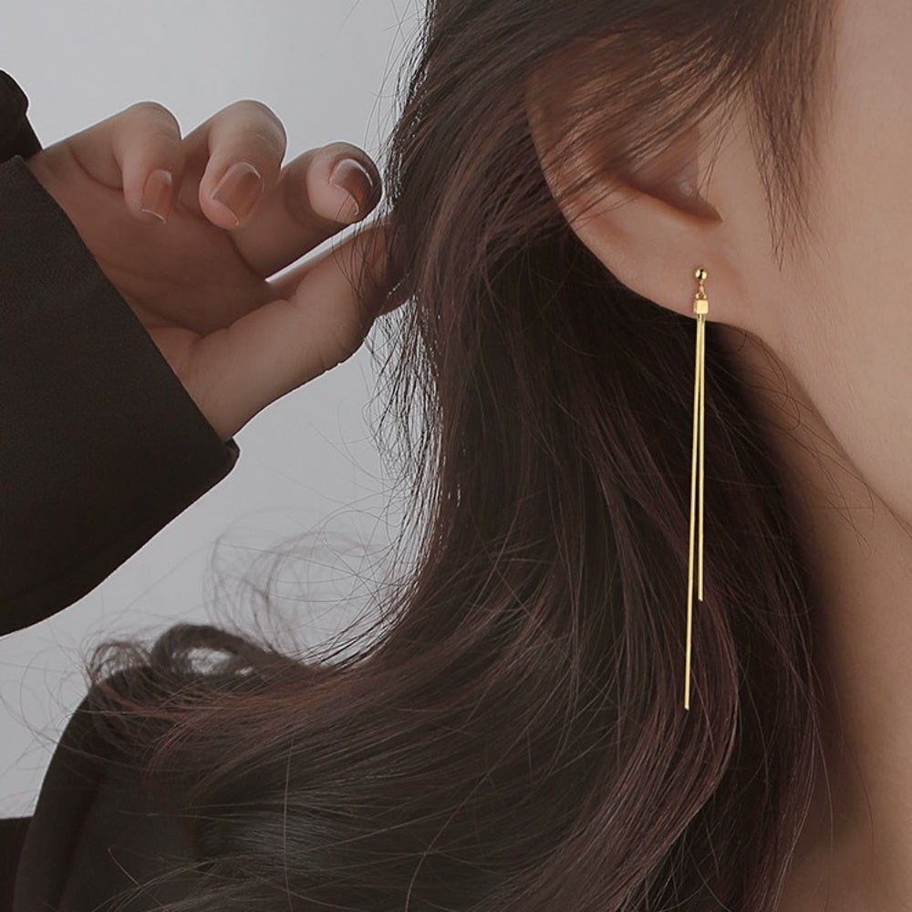 ロングチェーンピアス|オフィスカジュアル レディース 通販【ミレジェネ】