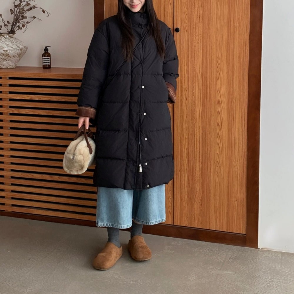 スタンド襟ダウンコート|オフィスカジュアル レディース 通販【ミレジェネ】