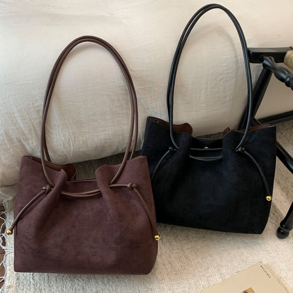 レトロスエードトートバッグ|オフィスカジュアル レディース 通販【ミレジェネ】