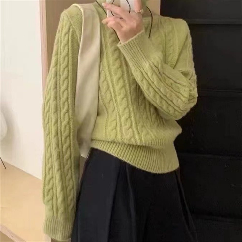 ケーブル柄プルオーバーニット|オフィスカジュアル レディース 通販 Millennial Generation【ミレジェネ】