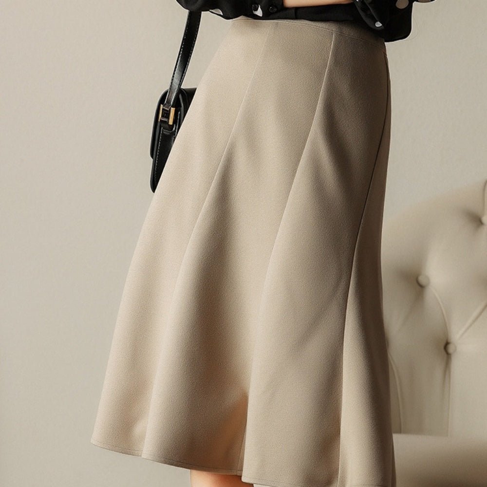 ひざ丈マーメイドスカート|オフィスカジュアル レディース 通販【ミレジェネ】