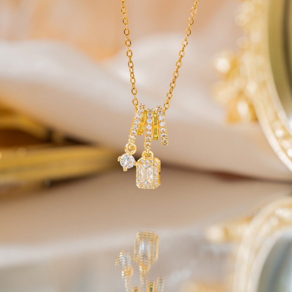 ジルコンリングトップネックレス|オフィスカジュアル レディース 通販【ミレジェネ】