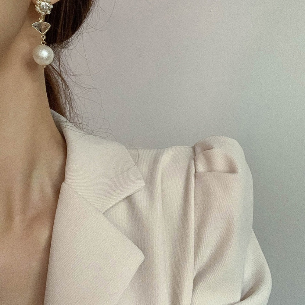 スーツカラーベルト付きワンピース|オフィスカジュアル レディース 通販【ミレジェネ】