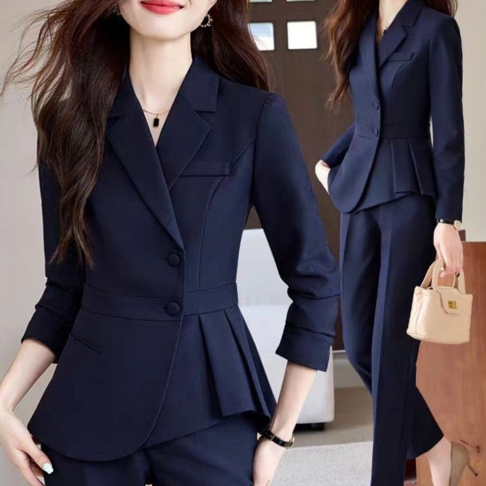 サイドプリーツセットアップ|オフィスカジュアル レディース 通販 Millennial Generation【ミレジェネ】