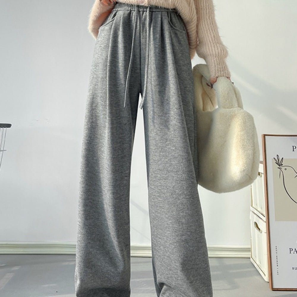 裏ボアストレートパンツ|オフィスカジュアル レディース 通販【ミレジェネ】