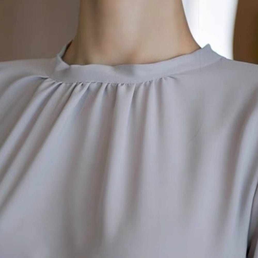 後ろリボンベルト付きプリーツワンピース|オフィスカジュアル レディース 通販【ミレジェネ】