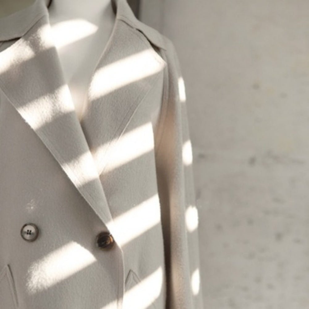 クラシックダブルロングコート|オフィスカジュアル レディース 通販【ミレジェネ】