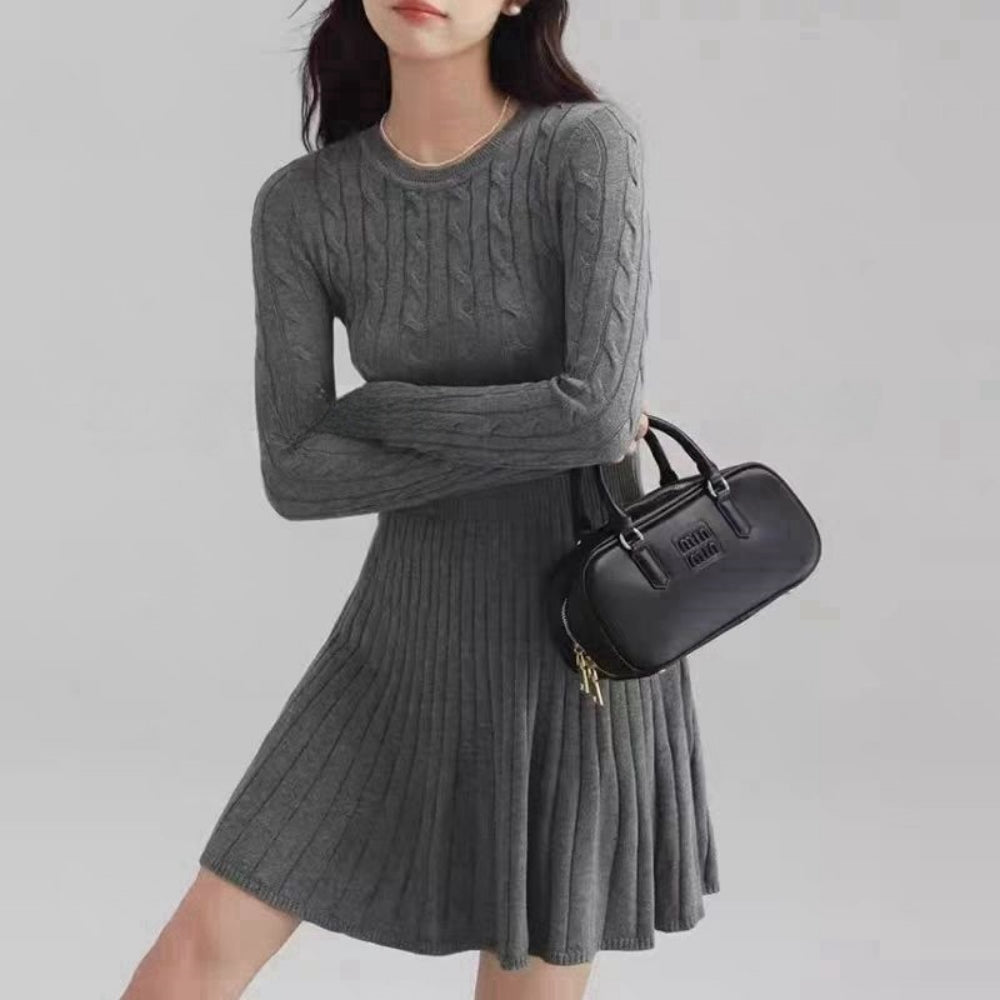ケーブルミニワンピ|オフィスカジュアル レディース 通販【ミレジェネ】