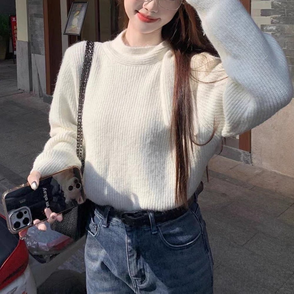 首元リボンニット|オフィスカジュアル レディース 通販【ミレジェネ】