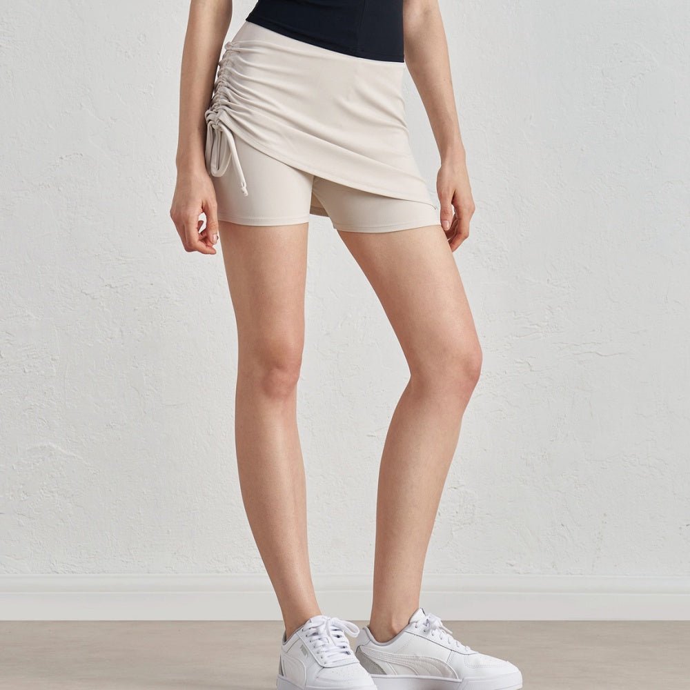 サイドギャザースカート|オフィスカジュアル レディース 通販【ミレジェネ】