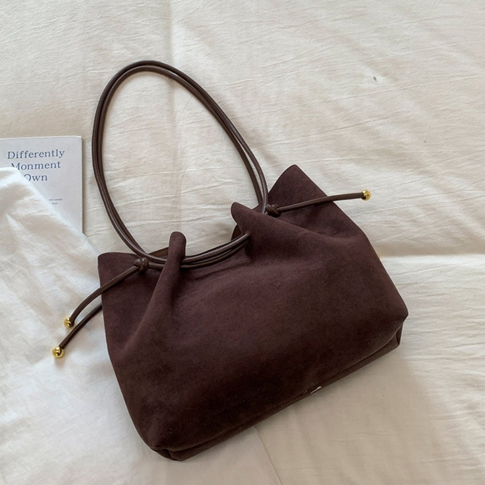レトロスエードトートバッグ|オフィスカジュアル レディース 通販【ミレジェネ】