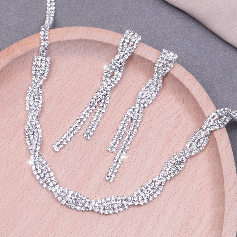 ツイストビジューアクセサリーセット|オフィスカジュアル レディース 通販【ミレジェネ】