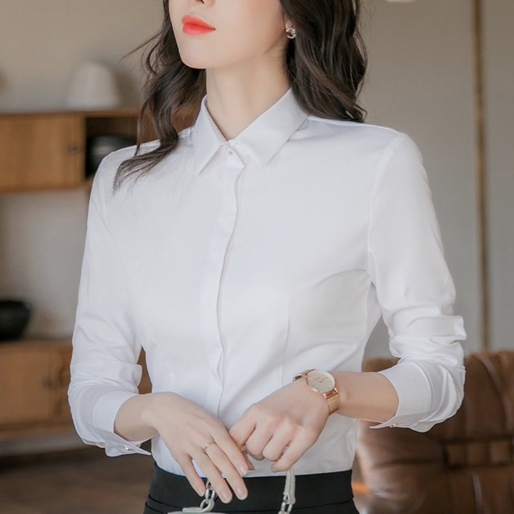 吸水速乾ストレッチシャツ|オフィスカジュアル レディース 通販【ミレジェネ】