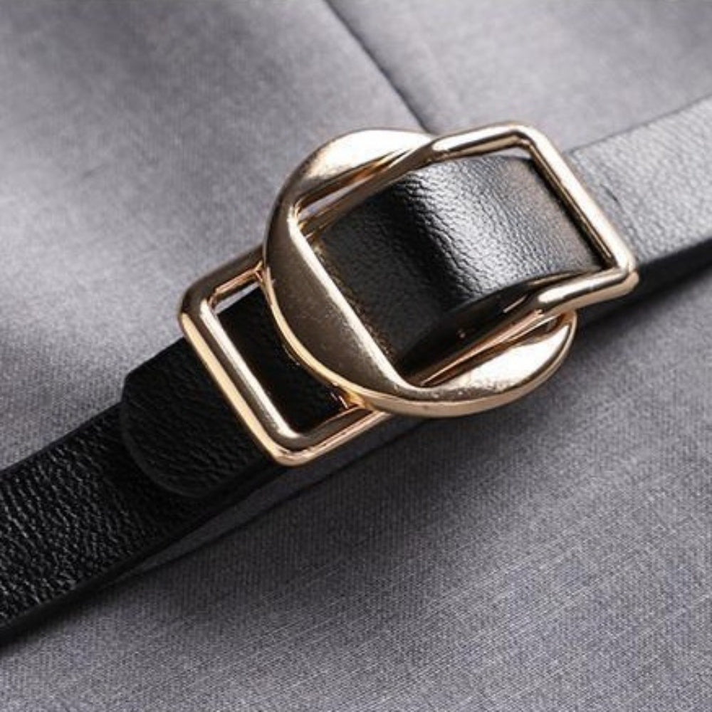 ウエストベルト七分袖ワンピース|オフィスカジュアル レディース 通販【ミレジェネ】