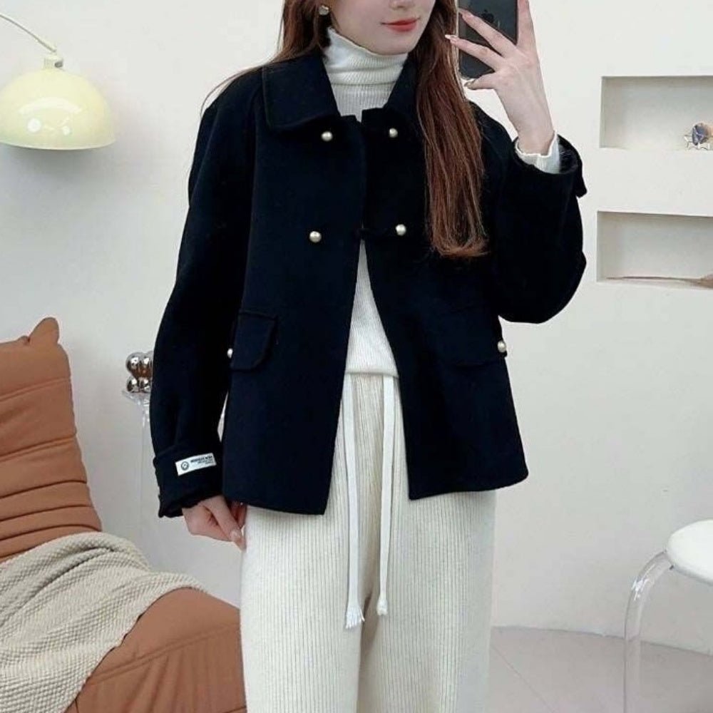 ショート丈シングルブレストコート|オフィスカジュアル レディース 通販【ミレジェネ】