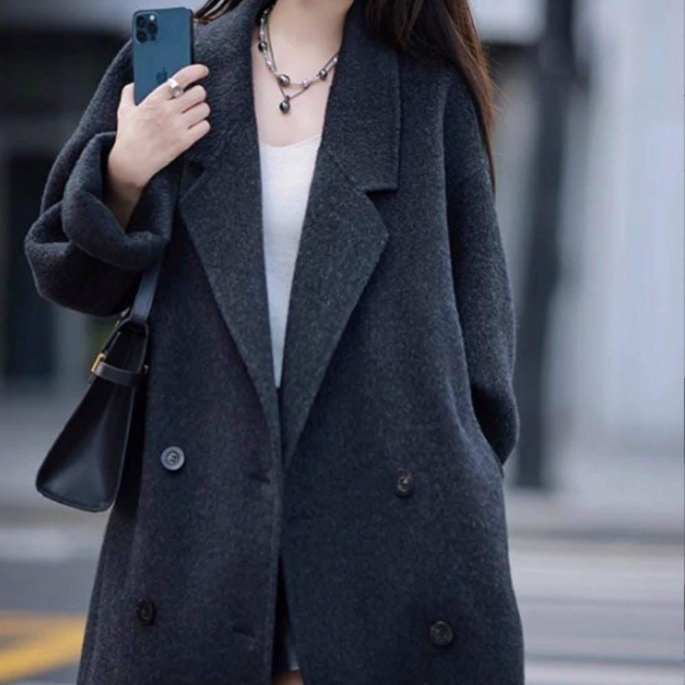 オーバーサイズロングチェスターコート|オフィスカジュアル レディース 通販【ミレジェネ】