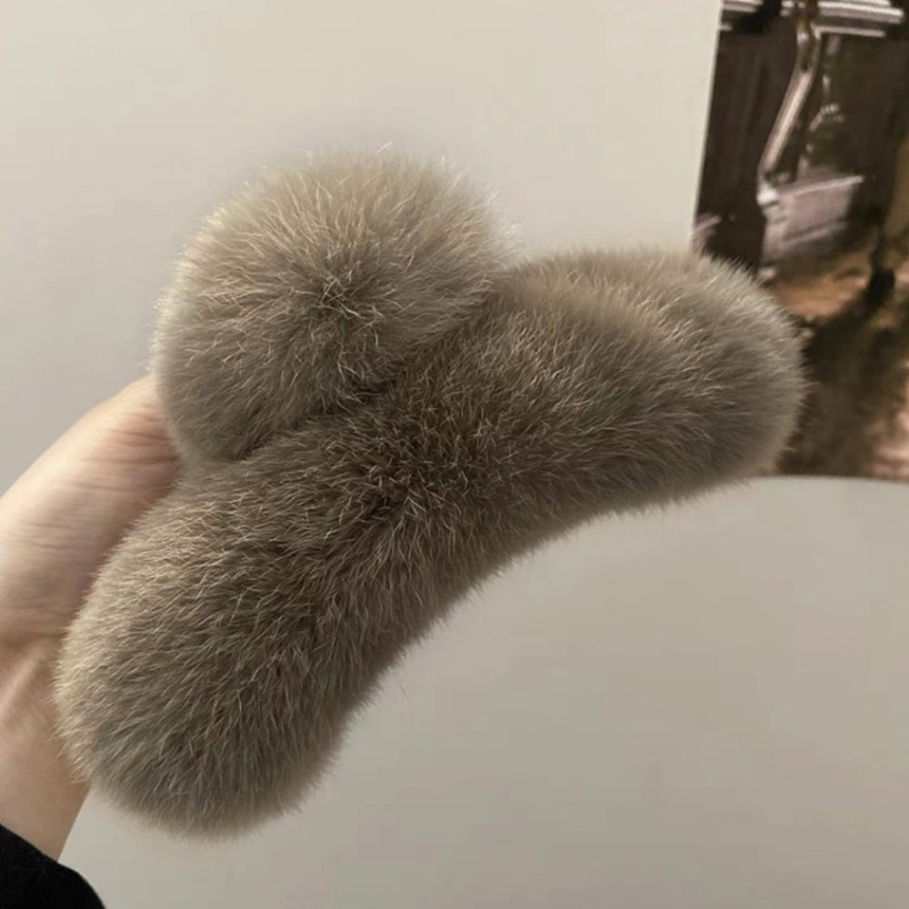 ファーヘアクリップ|オフィスカジュアル レディース 通販【ミレジェネ】