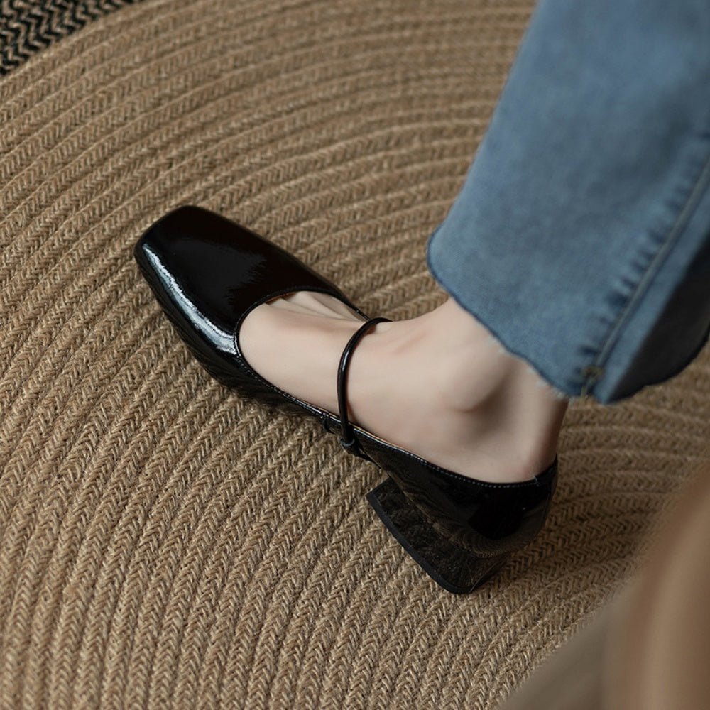 ナローストラップフラットパンプス|オフィスカジュアル レディース 通販【ミレジェネ】