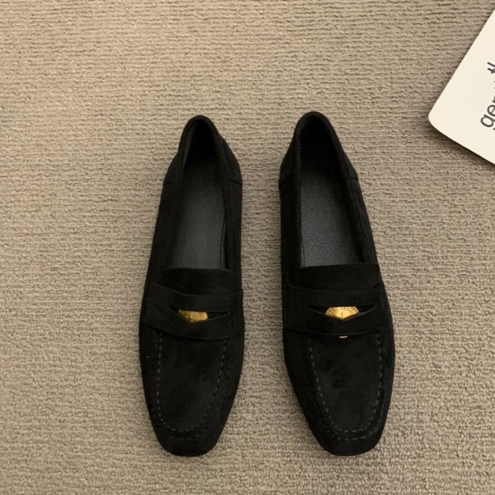 スエードコインローファー|オフィスカジュアル レディース 通販【ミレジェネ】