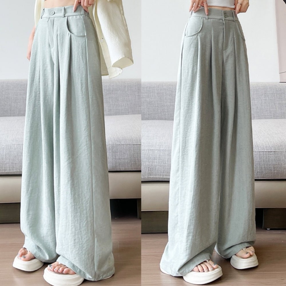 シャーベットカラーワイドパンツ|オフィスカジュアル レディース 通販【ミレジェネ】