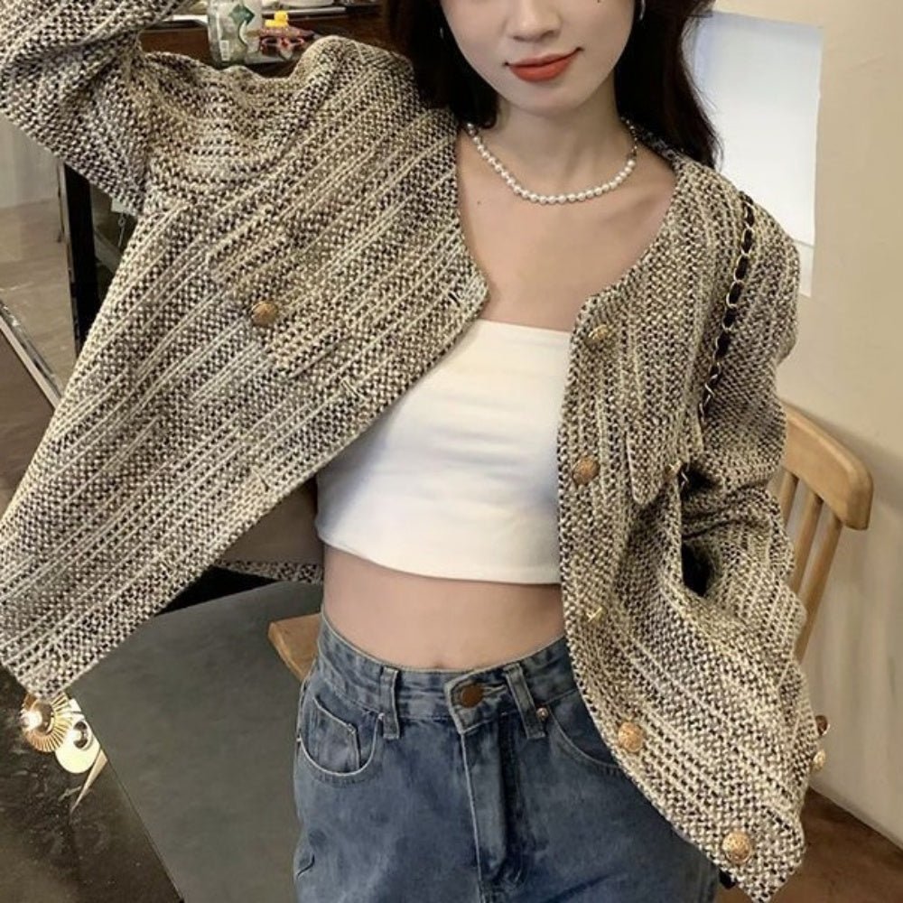 ポケットモチーフツイードジャケット|オフィスカジュアル レディース 通販【ミレジェネ】