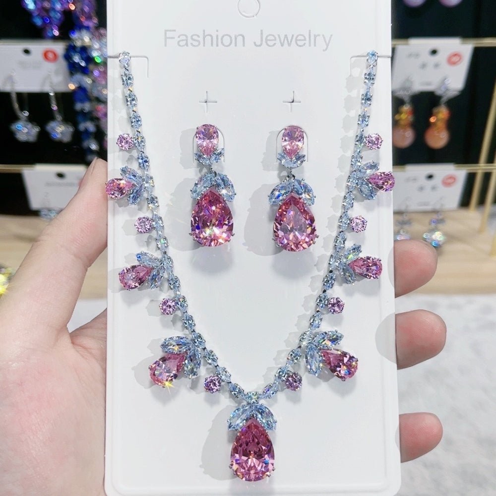 ドロップカラービジュージュエリーセット|オフィスカジュアル レディース 通販【ミレジェネ】