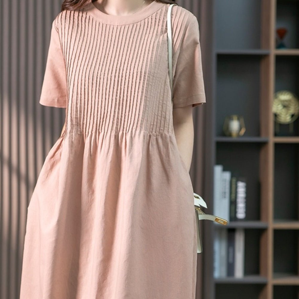 ピンタックワンピース|オフィスカジュアル レディース 通販 Millennial Generation【ミレジェネ】