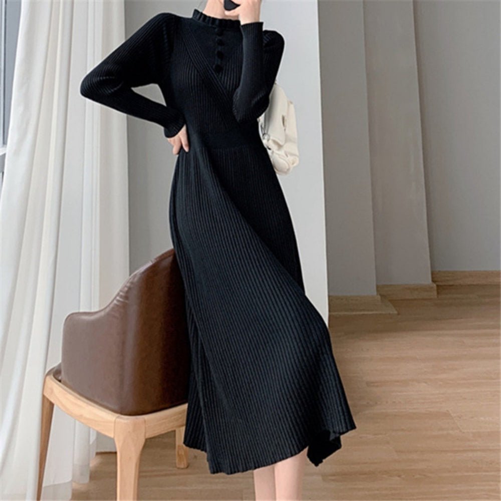 ウエストシェイプニットワンピース|オフィスカジュアル レディース 通販【ミレジェネ】