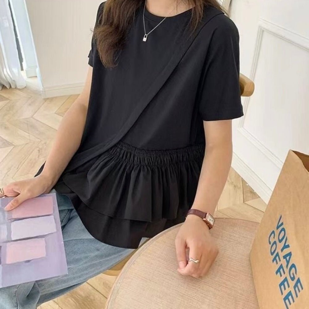 フリルデザイントップス|オフィスカジュアル レディース 通販【ミレジェネ】