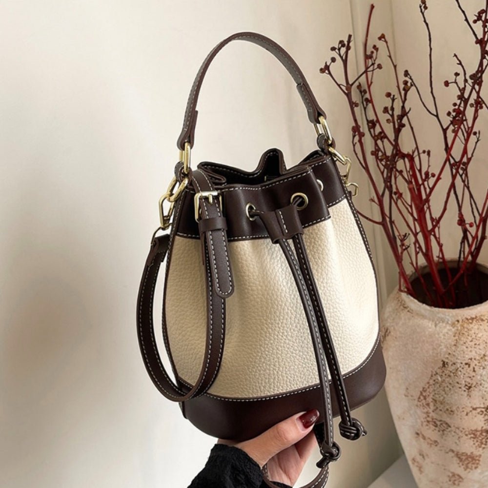 ハンドル付き丸底巾着バッグ|オフィスカジュアル レディース 通販【ミレジェネ】