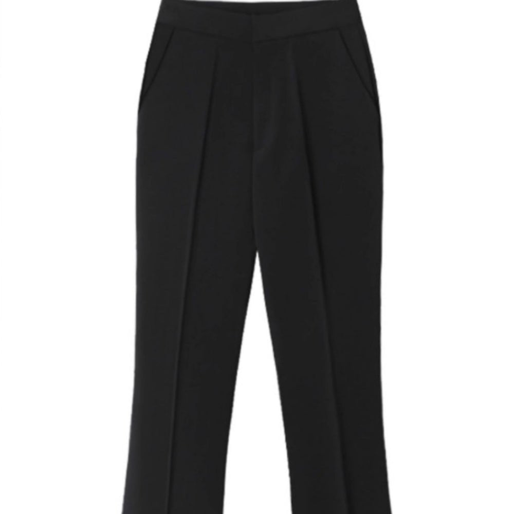 サイドスリット入りフレアパンツ|オフィスカジュアル レディース 通販【ミレジェネ】