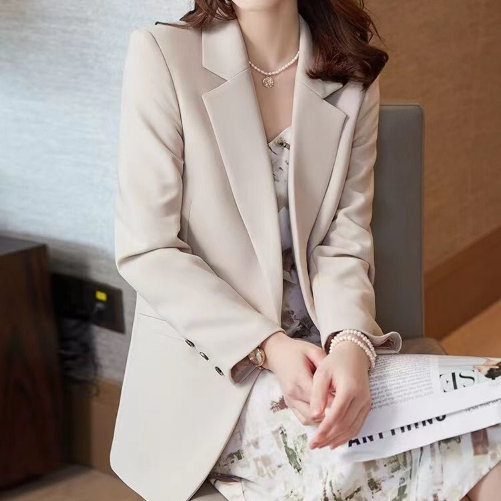 ダブルブレストシンプルテーラードジャケット|オフィスカジュアル レディース 通販【ミレジェネ】
