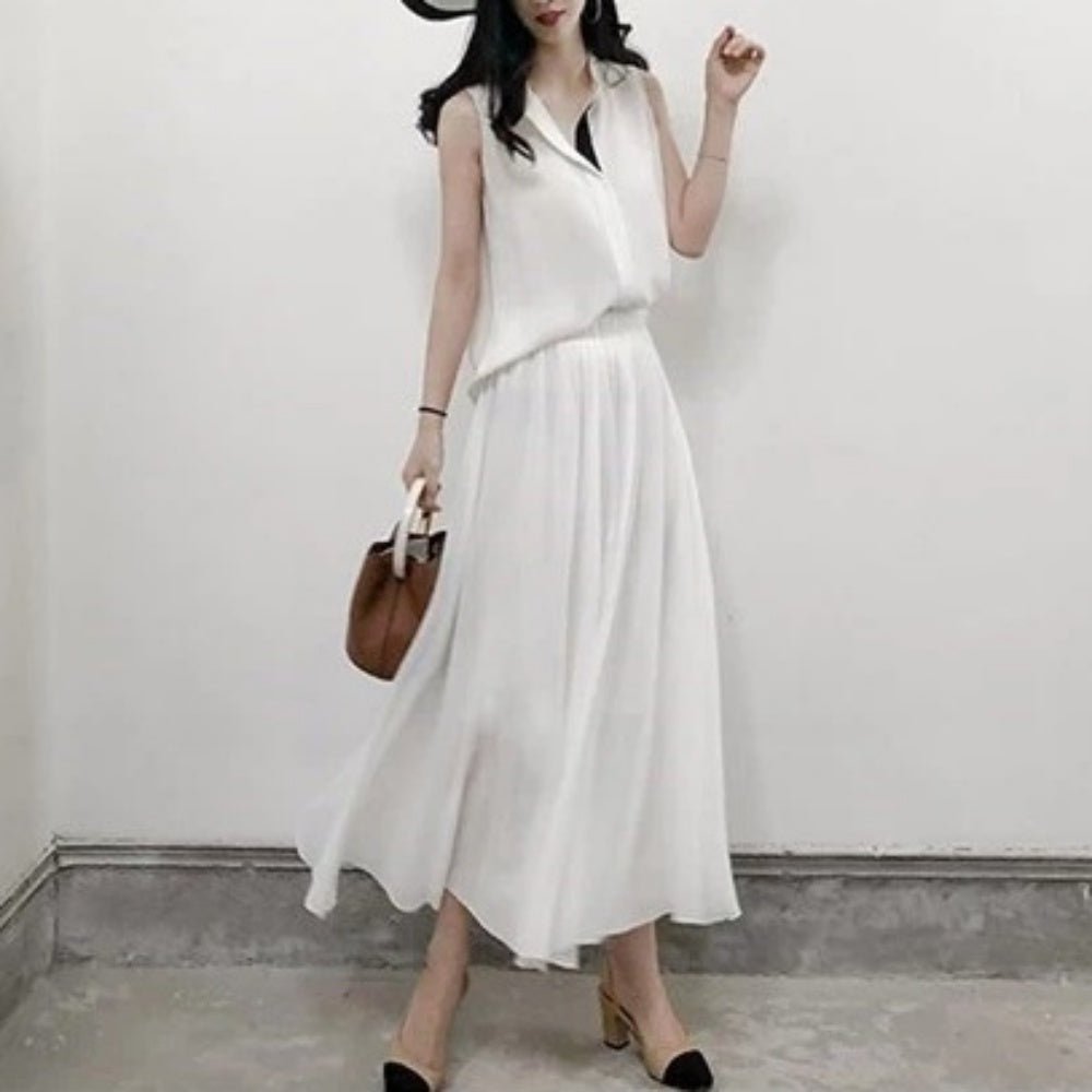 ハイウエストドレープワイドパンツ|オフィスカジュアル レディース 通販 Millennial Generation【ミレジェネ】