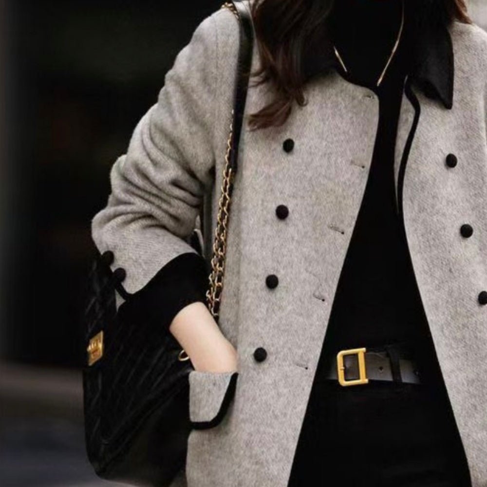 バイカラークラシックコート|オフィスカジュアル レディース 通販【ミレジェネ】