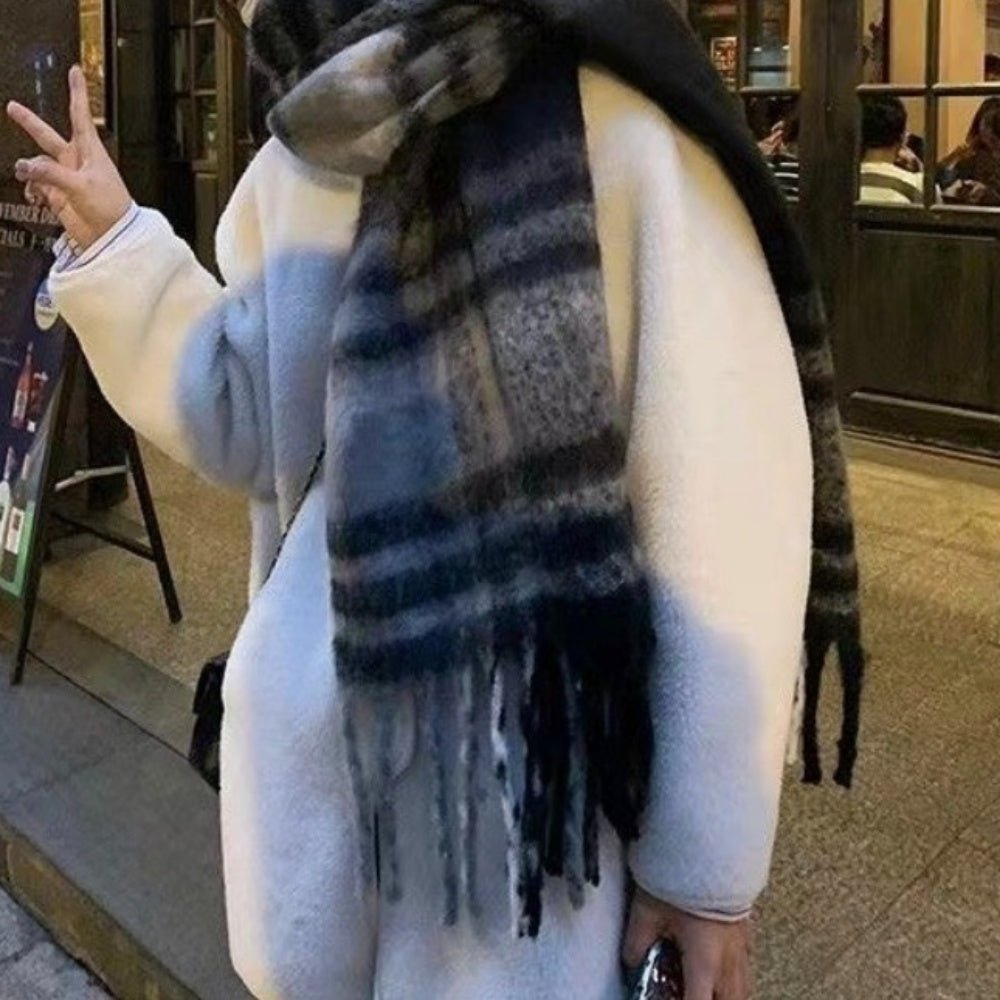 ボリュームシャギーマフラー|オフィスカジュアル レディース 通販【ミレジェネ】