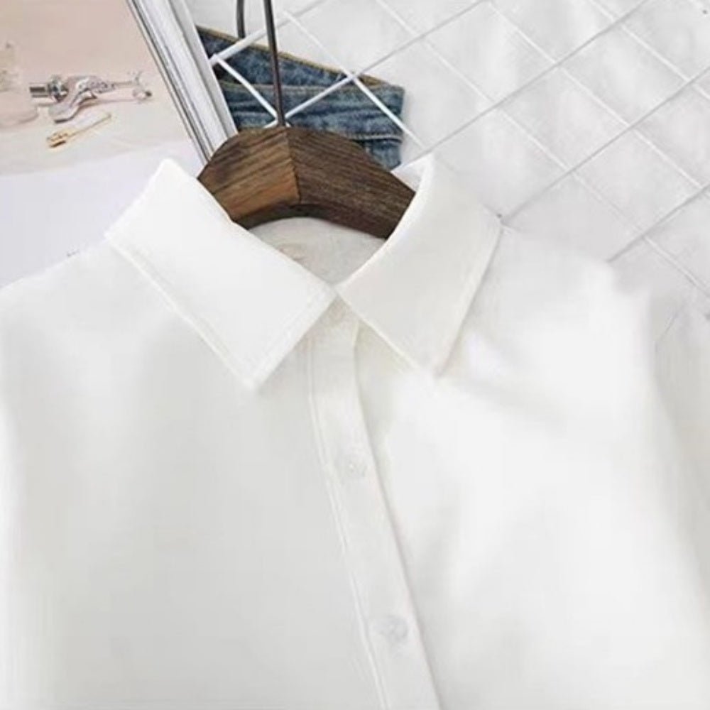 裏起毛レギュラーカラーシャツ|オフィスカジュアル レディース 通販【ミレジェネ】