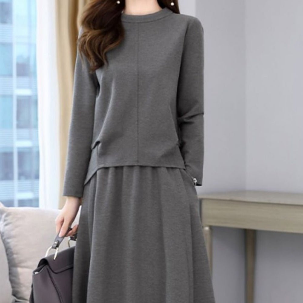 シンプルスカートセットアップ|オフィスカジュアル レディース 通販【ミレジェネ】