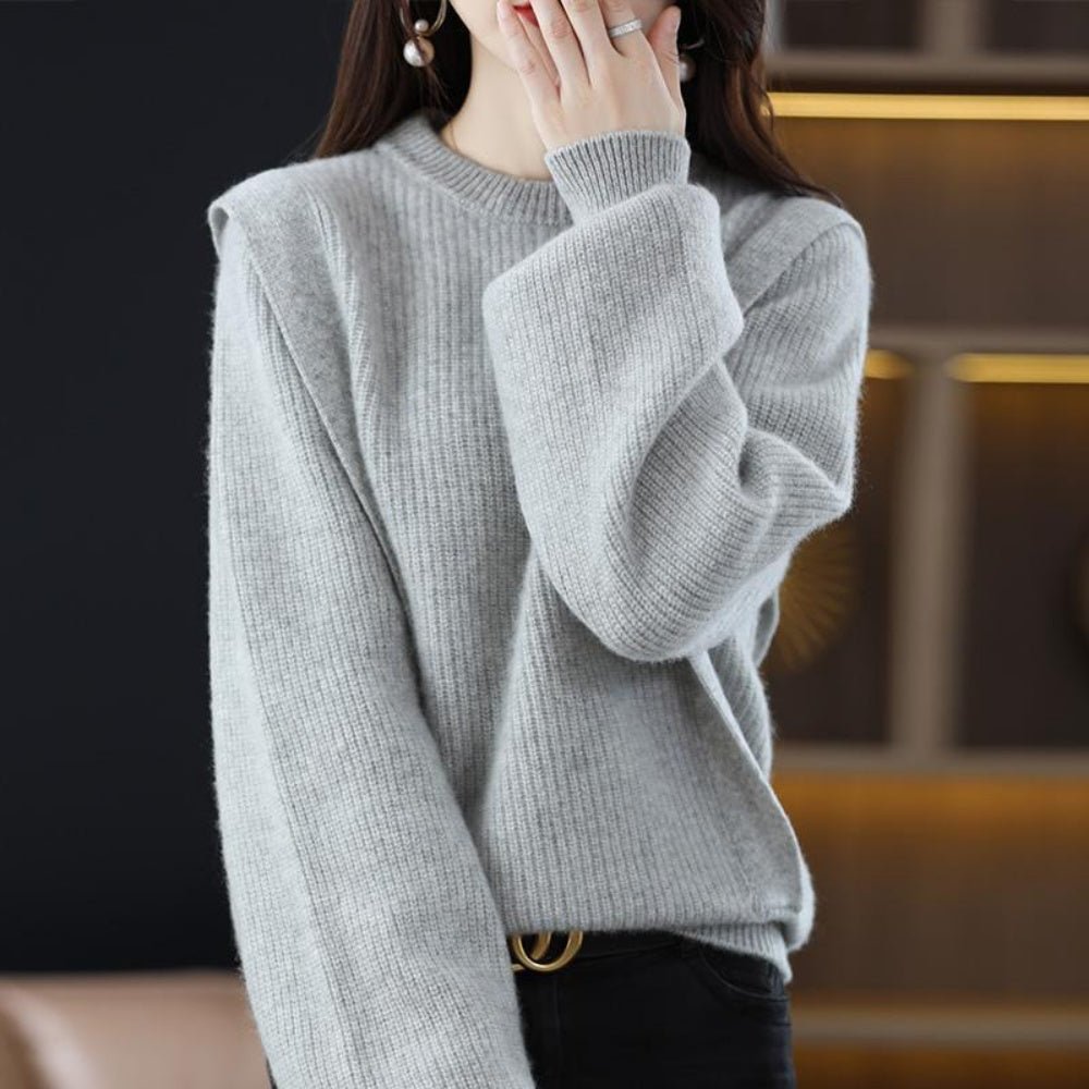 切り替えデザインニット|オフィスカジュアル レディース 通販【ミレジェネ】